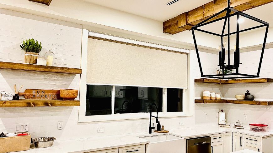 Rayblinds Roller-Shades-Kitchen Vancouver  