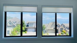 Solar shades-Bedroom