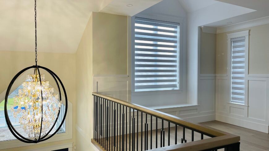 Rayblinds Zebra-Blinds-Stairs Port Coquitlam  